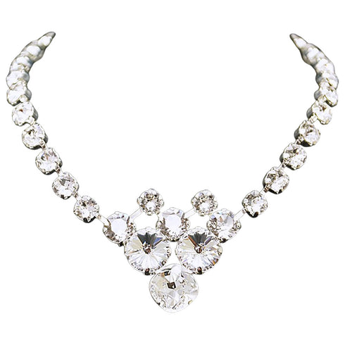 Kaklo papuošalas "Bohēma" su Swarovski™ kristalais